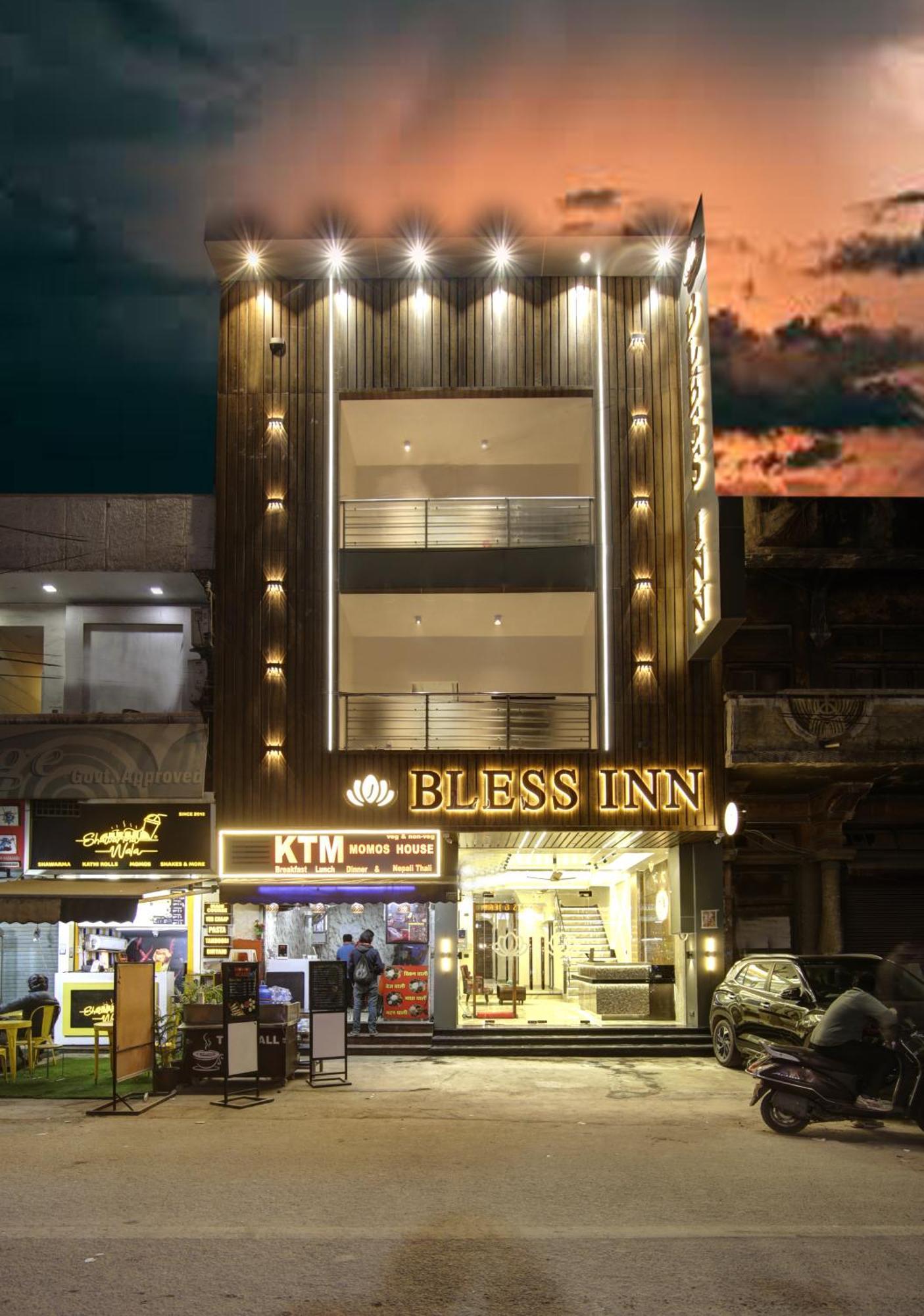 Bless Inn - Near Connaught Place New Delhi Eksteriør billede